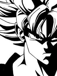 Black And White Vector Art Anime Vector Goku Original By Kamakazi32 Dragon Ball Wallpapers Dragon Ball Artwork Anime Dragon Ball