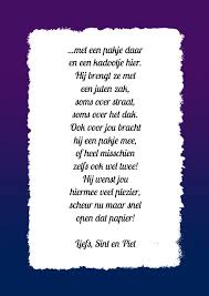 Sinterklaas Gedichtpapier Pakjesavond Kaartje2go Sinterklaas Sinterklaas Kado Maken Diy Sinterklaas