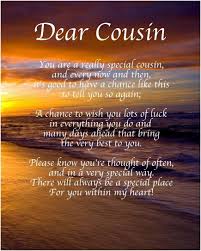 Happy Birthday Poem For Cousin Personalised Dear Cousin Poem Birthday Christmas Gift Present Happy Birthday Quotes For Daughter Birthday Poems For Daughter Poem To My Daughter
