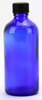 Blue glass bottle 100 ml. Empty Blue Glass Bottles 100ml Natural By Nature