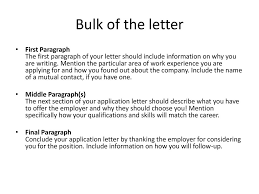 The motorcycle mechanic position is advertised in global post. Types Of Application Letter Ppt Download