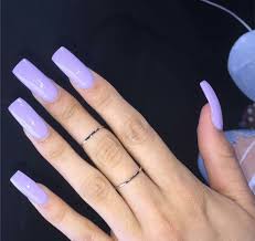 Long, acrylic nails are impossible to ignore. Pin By Samantha On Nails Long Square Acrylic Nails Square Nails Purple Acrylic Nails