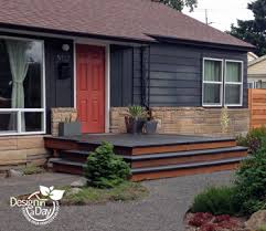 If you're looking for small, modern farmhouse front porch designs, there are a lot of places to look for inspiration. Mid Century Modern After Front Porch Design In Kenton Neighborhood Portland Oregon Landscape Design In A Day