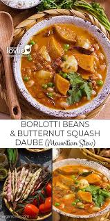 Borlotti Bean And Butternut Squash Stew Mauritian Daube Provencale Stew Veganstew Veganrecipes Borlott Recipes Borlotti Beans Recipe Good Healthy Recipes