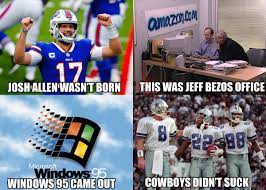 Kid cudi will be on hand to welcome the 2021 nfl draft to his hometown of cleveland, ohio, tonight (april 29). Nfl Memes On Twitter Last Time The Bills Won A Playoff Game