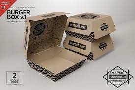 Download Burger Box Packaging Mock Up V1 64699 Branding Design Bundles Burger Box Food Box Packaging Free Packaging Mockup PSD Mockup Templates