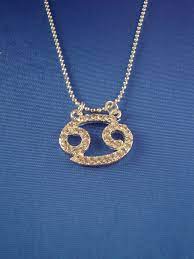 Shop for zodiac necklace at nordstrom.com. Cancer Zodiac Sign Necklace Cz Cubic Zirconia Crystals 16 Silver Tone Chain Anti Allergic Jewelry