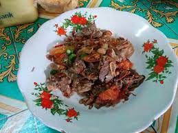 Jun 03, 2021 · tumis bumbu yang sudah diulek tadi, jika sudah harum masukan teri nasi lalu beri sedikit air dan tambahkan gula, garam & penyedap rasa jika sudah pas masukan terongnya jangan terlalu lama karena terong sudah digoreng sebelumnya. Oseng Oseng Daging Di Soto Betawi H Mamat Di Tangerang Photo De Soto Betawi H Mamat Tangerang Tripadvisor