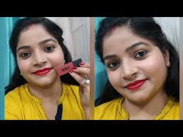 Nykaa Ultra Matte Lipstick Shade Marilyn Review+ Demo