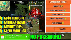 With the new garena free fire hack you're going to be that one player that no one wants to mess with. Mod Menu Free Fire Lorazalora Mods V7 Apk Full