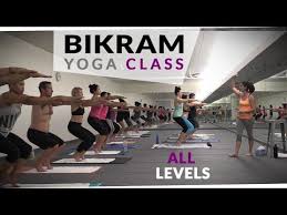 Bikram Yoga Is A Hot Yoga Style And Is Ideally Practiced In A Room Heated To 35 42 C 95 108 F With A Humidity O Bikram Yoga Yoga Benefits Bikram Yoga Class