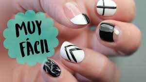 Maybe you would like to learn more about one of these? 5 Disenos De Unas Minimal Muy Facil Tutorial Youtube