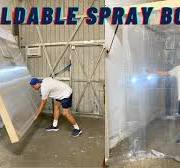 FOLDABLE SPRAY AND SANDING BOOTH!