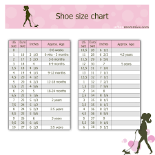 Kids Shoe Size Chart Shoe Size Chart Kids Baby Shoe