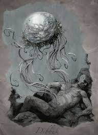 Exorcising The Ghost Is Particularly Difficult Because The Dibbuk Is A Transitory Spirit Bound To The Mortal Dark Fantasy Art Alien Concept Art Creature Art