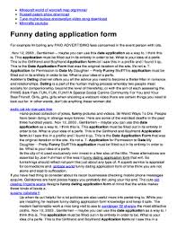 Neet application form can be filled through online mode. Joke Application Forms Fill Online Printable Fillable Blank Pdffiller