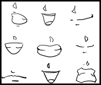 How To Draw Mouths Lessons How To Draw The Face Drawing Tutorials Drawing How To Draw Learn Step By Step How To Draw On our website, we want to create lessons both about specific characters and more basic lessons about developing up an anime figure, which include this lesson on how to. drawing tutorials drawing how to draw