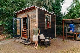 Ultra Simple Tiny House Built For Under 1 500 Tiny House Small Tiny House Building A Tiny House