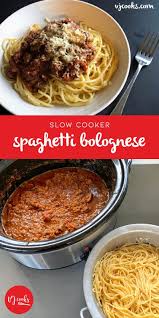 Slow Cooker Spaghetti Bolognese Vj Cooks Recipe In 2020 Slow Cooker Spaghetti Spaghetti Bolognese Slow Cooker Slow Cooker Bolognese Sauce