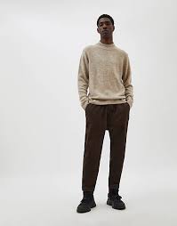 Pull Bear Crew Neck Sweater In Camel Asos