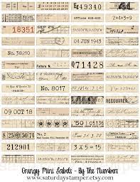 vintage number labels digital printable vintage ephemera etsy scrapbook stickers printable vintage printables free vintage printables