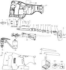 Black And Decker Sawzall Parts Black And Decker 14 4 Volt Firestorm Reciprocating Saw Crs144 Ereplacementparts Com