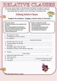 Relative Clauses Relative Clauses Clause Relative Pronouns
