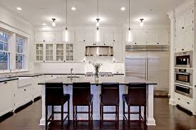 Small Lantern Pendant Light Traditional Kitchen And Barstool Cabinet Farmhouse Sink Glass Cabinet Kitchen Island Pendant Light Stainless Steel White Kitchen Cabinet Wood Floor Finefurnished Com