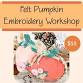 Embroidery Workshop: Felt Pumpkins event image