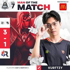 The Man of the Match is KurtTzy from Ninjas In Pyjamas x Team Flash! Using  Valentina, KurtTzy led his team to a 3-1 victory against RSG SG. 🙌🔥 Stay  tuned for more