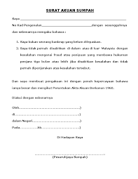 Geran hilang contoh rayuan pengurangan bayaran akpk. Brg Surat Akuan Sumpah