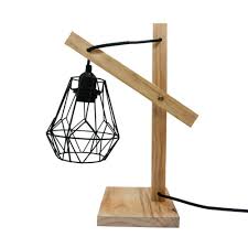 Lanterna led, fondo del mare,legno e resina epossidica. Scandinave Abats Jours