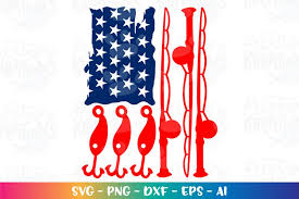 Download Fishing Svg Fishing Flag Usa Patriotic Camping Lake Cabin 1318626 Hand Lettered Design Bundles