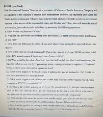 Yandex.maps shows business hours, photos and panorama views, plus directions to get there on public transport, walking, or driving. Solved Bond Case Study Sam Strother And Shawna Tibbs Are Chegg Com