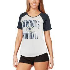 Pro Line Dallas Cowboys Women S Navy Timeless Serenity Script T Shirt Dallas Cowboys Women Dallas Cowboys Attire Navy Women