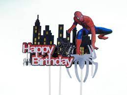Bol Com Disney Spiderman Cake Flags Taart Vlag Taartversiering Taart Topper Taart