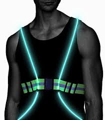 Atlecko Led Running Vest Belt High Visibility With Reflective Belt For Safety Running And Cycling See This Great Product
