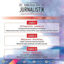 Menurut hasil survey kesehatan rumah tangga tuberculosis merupakan masalah kesehatan. Pemenang Lomba Karya Jurnalistik Bpk Kategori Opini Bpk Ri Perwakilan Propinsi Provinsi Sumatera Barat