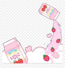 Cute Kawaii Frame Milk Strawberry Pink Kawaii Strawberry Frame Png Transparent Png Vhv A great desk accessory for any person who wants more cute in their life. cute kawaii frame milk strawberry