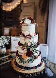 Rustic Vintage Wedding Cake With Fruits And Flowers Flowers Fruits Rustic Vintage Weddi Rustikale Hochzeitstorten Rustikale Hochzeitstorte Torte Hochzeit