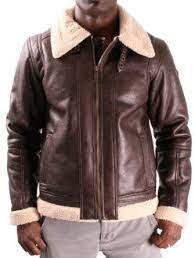 Sean John Faux Leather Men S Bomber Jacket Shearling Mens Leather Bomber Jacket Leather Bomber Jacket Bomber Jacket Men