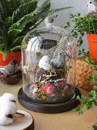 You'll find all these diy projects and crafts right here. Bird Song Dried Flower Bell Jar Scentales Florist