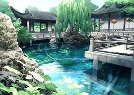 Anime Japanese Garden Desktop Nexus Wallpapers Anime Scenery Anime Places Anime Backgrounds Wallpapers