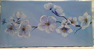Beide varianten sorgen für eine. Atelier Karin Haase Zeitgenossische Moderne Malerei Kirschbluten Auf Blau Wand Bild Unikat Acryl Auf Leinwand Hand Gemalt Amazon De Handmade