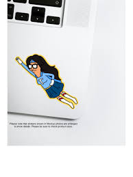 Tina Belcher as Super Tina Laptop Sticker Bob's Burgers 