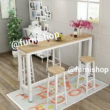 At oak furniture house, we offer a wide range of breakfast bars and stools to meet a. Free Delivery High Wooden Breakfast Bar Dining Table Stool Chair Furniture Home Living Furniture Chairs On Carousell