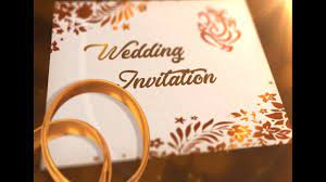 Marriage Card Video Wedding Invitation Video Marriage Invitations Wedding Invitations