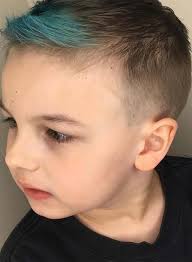 Cutest And Best Ideas Of Toddler Boys Fine Haircuts 2018 With Amazing Blue Hair Colors 2018 Boys Colored Hair Boy Hairstyles Boys Dyed Hair