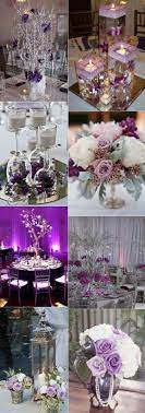 Wedding Decoration Ideas Purple And Silver Elegant Stunning Wedding Color Id Silver Wedding Decorations Purple Wedding Centerpieces Purple And Silver Wedding