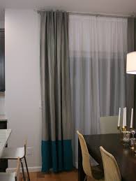 One Curtain Rod Across Two Windows Google Search Dining Room Curtains Double Rod Curtains Double Curtains